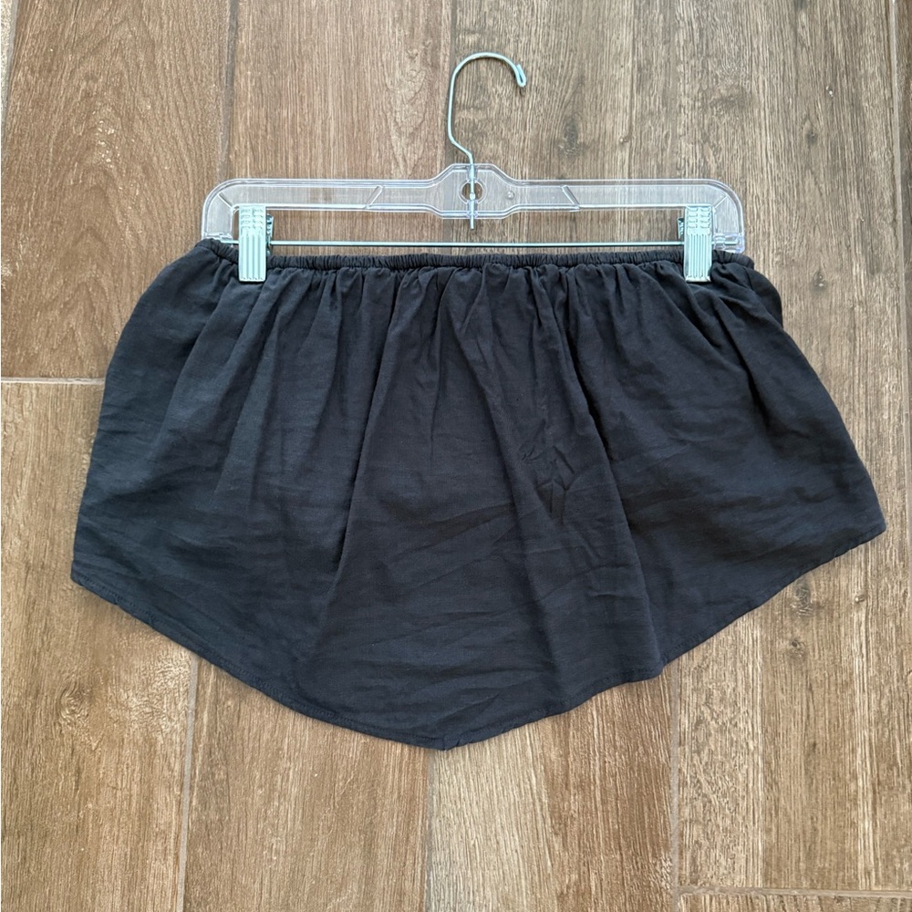 Navy Off-Shoulder Top